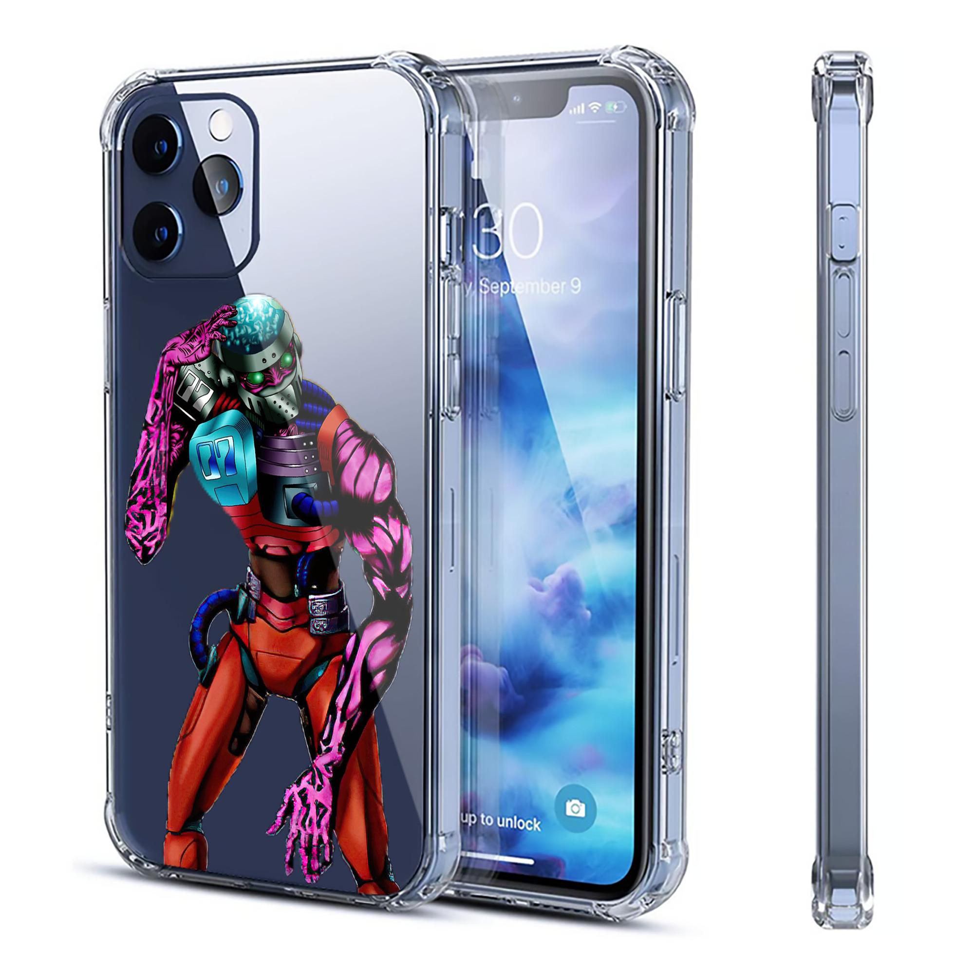 （画像用） 遊☆戯☆王 Yu-Gi-Oh! 【iPhone 12シリーズ対応】透明スマホケース（クリアソフトケース）